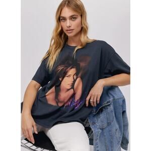Daydreamer Shania Twain 1998 Come On‎ Over Tour Tee Washed Black Large Oversized